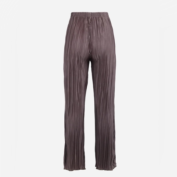 Zara Pants - Zara Crinkle Trouser - Brown - Drawstring - Relaxed Fit - travel - comfort